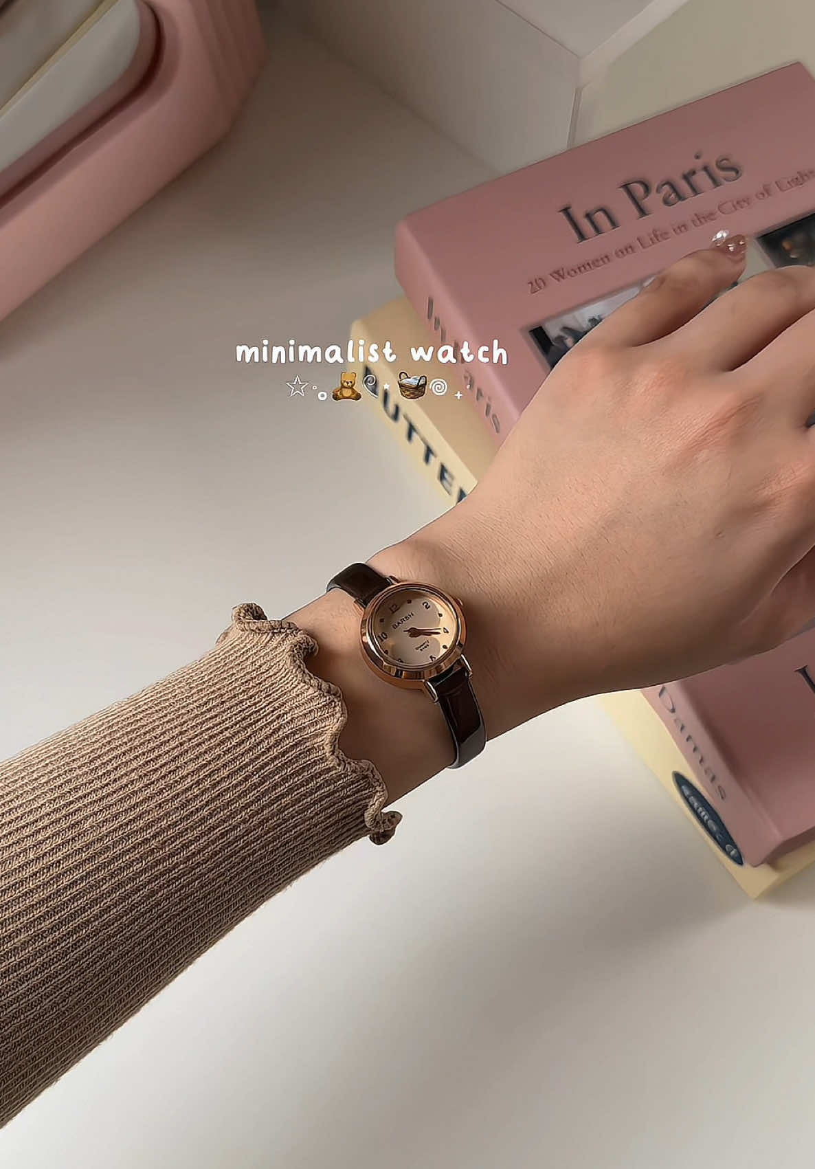 minimalist watch ✨🤎 #wristwatch #wristwatches #watches #watch #elegantwatch #watchgift #giftwatch 