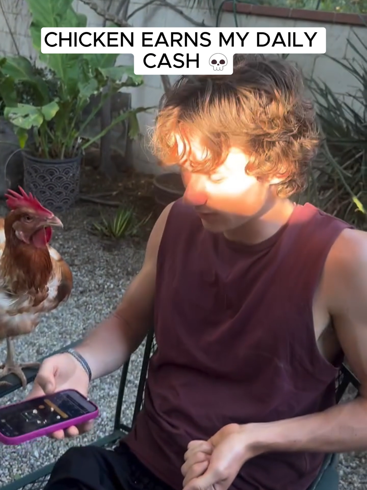 CHICKEN EARNS MY DAILY CASH 💀#fyp #viralvideos #explore #irl