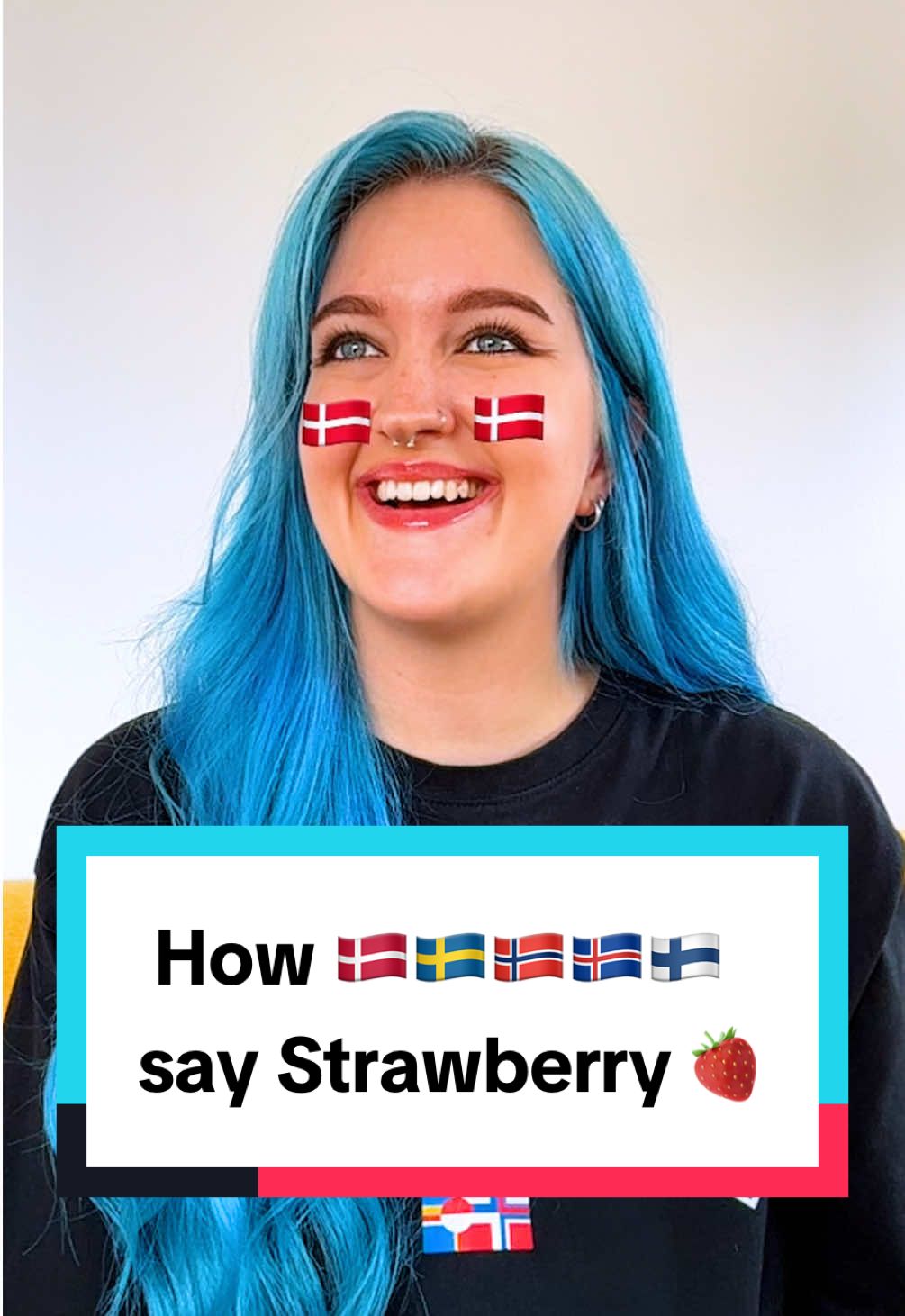 Let’s just pretend strawberry isn’t a weird word in itself! 🍓 #denmark #sweden #norway #iceland #finland #nordiccountries 