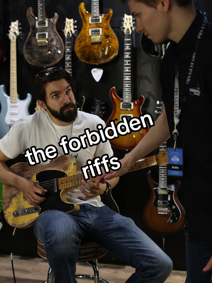 How to trigger a music store employee. with @Brandon D'Eon  #guitartok #musiciansoftiktok #fyp #skit #guitarstore #riffs 