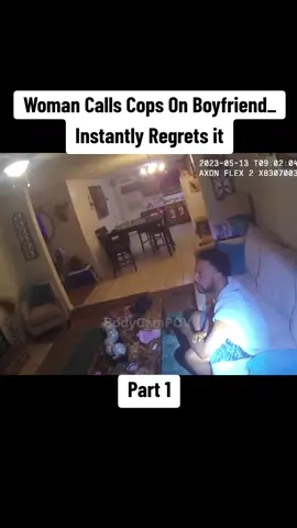 Woman Calls Cops On Boyfriend_ Instantly Regrets it #police #policeofficer #cops #bodycam 
