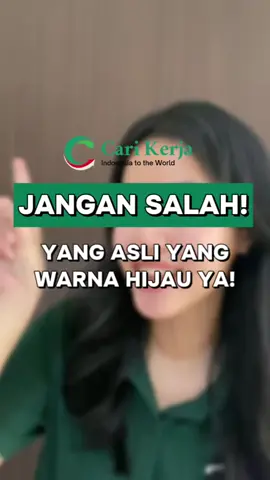 Biar pada gak salah paham—platform job portal Cari Kerja yang asli cuma satu, yang logonya warna hijau‼️ Kalau ada pihak lain yang pakai nama mirip, tapi logonya beda, atau bahkan minta hal aneh-aneh, itu BUKAN KAMI. Jadi, pastikan dulu logonya ya!  Stay safe, pejuang kerja!😉 #CariKerja  #SolusiRekrutmen    #RekrutmenAntiRibet #HRtools #JobPortalIndonesia
