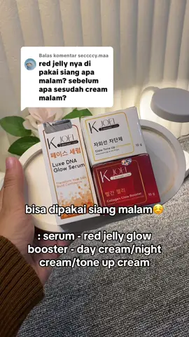 Membalas @seccccy.maa ini ya kak #kjoel #kjoelskincare #kjoelredjellycollagenglow #kjoelcreampencerah 