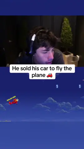 He sold his car to fly the plane 🚗 #plane #aviamaster #kickstreaming 