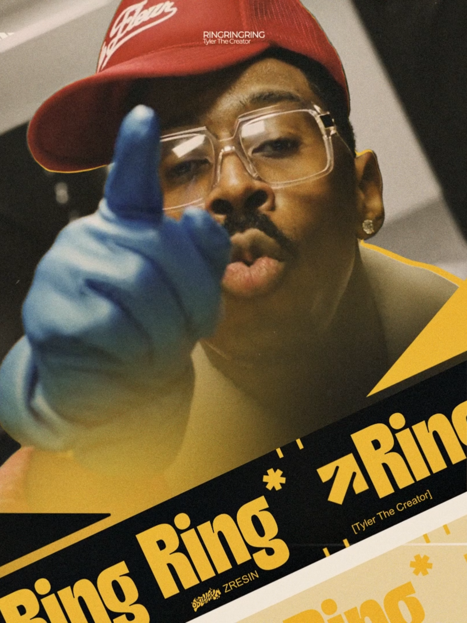 Ring Ring Ring // #motiongraphics #motiondesign #aftereffect #edit #mograph #tylerthecreator #donttaptheglass