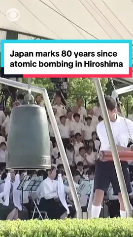 Japan held a memorial ceremony on Wednesday to mark the 80 years since the atomic bomb of Hiroshima. About 55,000 participants observed a moment of silence at 8:15 a.m. – the exact time the uranium bomb was dropped in Hiroshima by the U.S. 80 years ago to commemorate the thousands of victims. The bomb killed about 78,000 people and by the end of 1945, the death toll, which included those who died from radiation exposure, reached about 140,000. #japan #hiroshima 