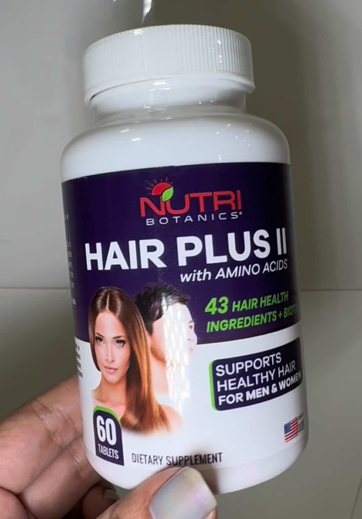 🌿 Wellness Vibes Healthy hair isn’t just about what you put on it - it’s what you feed it. Nutri Botanics Hair Plus II is packed with amino acids to help nourish your hair from the inside out. 💚💁🏻‍♀️ #FeedYourHair #NutriBotanicsHairPlus #HairWellness #GlowFromWithin