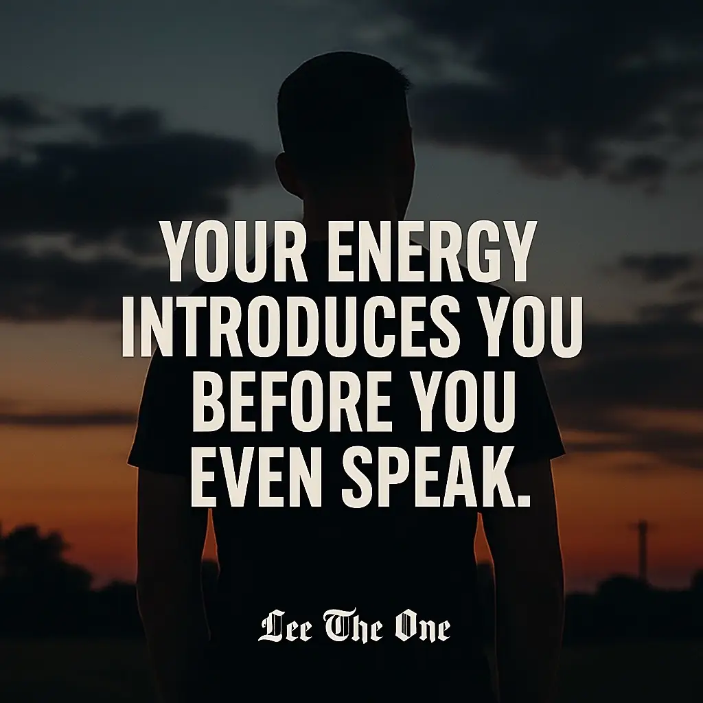 Your presence hits the room before your voice ever does. People can feel confidence. They can feel realness. They can feel when you’re solid — and they can feel when you’re faking it. That’s why real ones focus on building the inside just as much as the outside. Your vibe sets the tone long before you open your mouth. Follow for more. #LeeTheOne #CashFraze #ichor_inc #StreetWisdom #PresenceIsPower #SilentConfidence #MoveWithPurpose