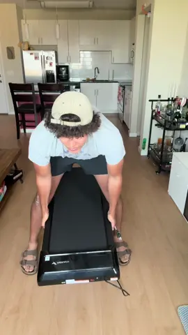 This merach walking pad has made at home workouts so easy. No gym membership needed #workout #merachwalkingpad #backtoschool #homeworkout #walkingpad #treadmill 
