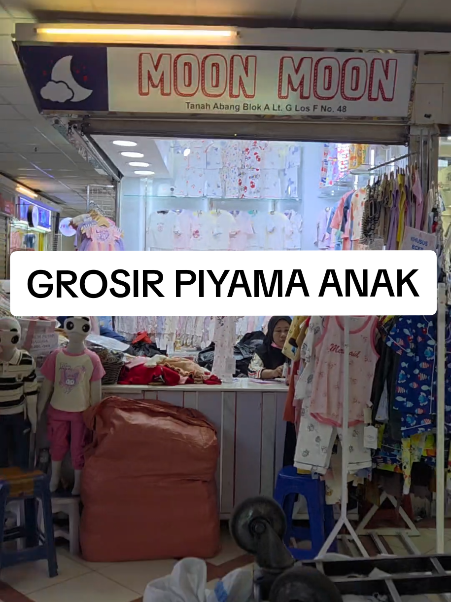 grosir baju tidur / piyama anak cewe cowo tanah abang blok A #grosirtanahabang #tanahabang #grosir #bajutiduranak #grosirbajumurah 