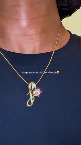 This initial necklace is top tier!!!#tiktokjewelry #jewelry #necklace 