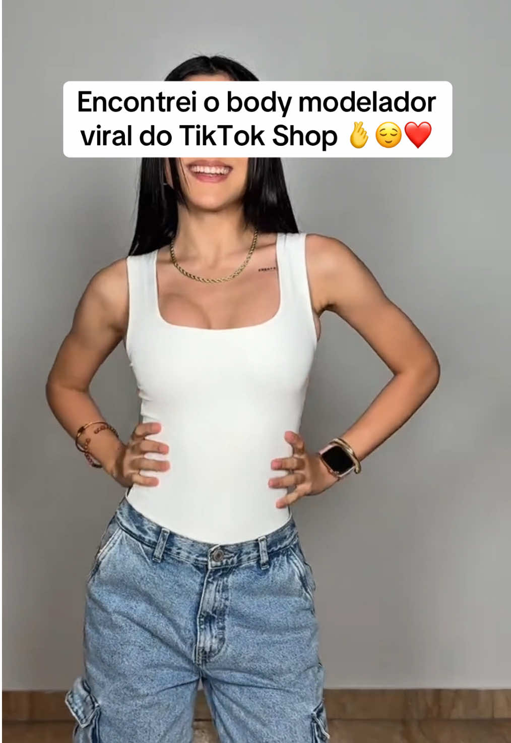 Encontrei o body modelador que tá super viral aqui no TikTok Shop! Corre pois ele esgota muito rápido! 🏃🏻‍♀️💨 #tiktokshop #modafeminina #body #bodymodelador 
