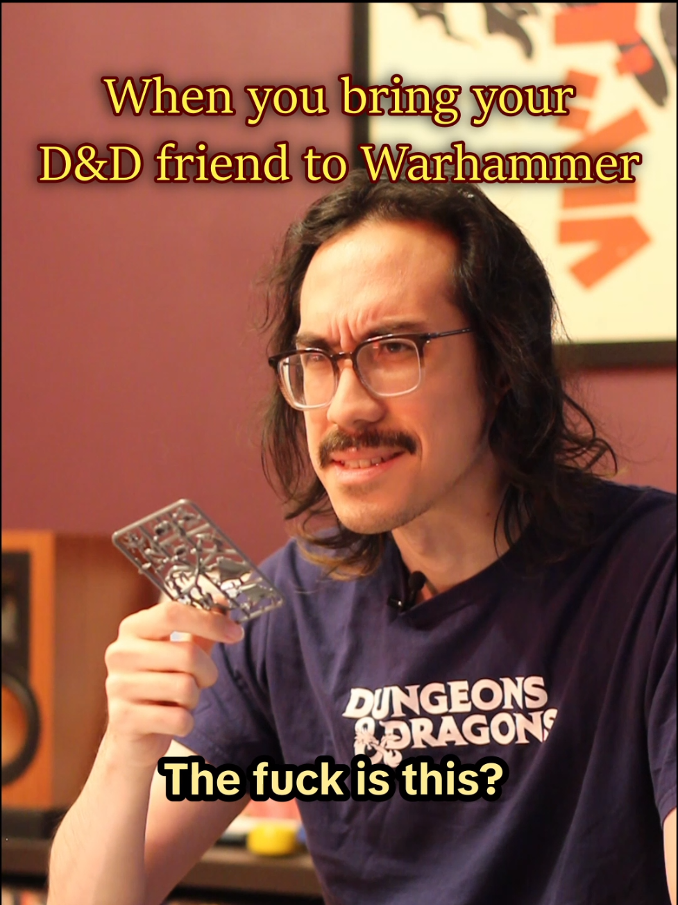 Replying to @k8okie The other way around takes just as much getting used to. #dnd #warhammer #dndtiktok #warhammer40k 