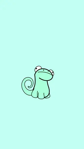 This lizard is everywhere, I can’t escape them! #cuteartstyle #frog #lizard #animated 