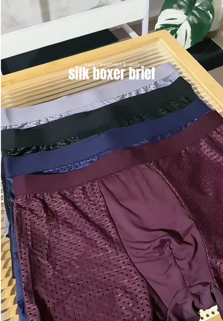 love the quality! bilhan niyo na mga bf at asawa niyo 🤩💗  #boxerbrief #brief #boxer #boxershort #seamless #seamlessboxer #icesilk #silk #mesh #underwear #unisex #fyp #trending 