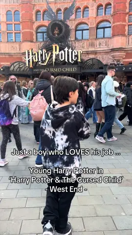 Working in the West End 🎭  @Cursed Child ⚡️  #harrypotter  #childactor  #westend  #theatre 