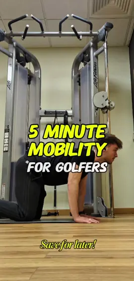 Movement is Medicine 🌟 Individual-specific mobility strategies can be extremely beneficial in aiding achievement of desire swing positions, and/or for reducing unwanted strain on  tissues (e.g., lumbar spine). This simple mobility session covers the key areas in quick time and can be done multiple times across the week or before golf to have you moving freely and playing well ⛳. Save for later! #golfmobility #golfworkout #strengthandconditioning #mobilitytraining #golffitness 
