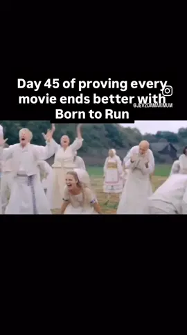 Midsommar (2019) Sometimes catharsis is watching your ex burn and Springsteen kicking in as you smile through the flames. Today, it’s both. 🎸🌻 (Please don't burn your exes) #Midsommar #BornToRun #Springsteen #FolkHorror #CultClassic #MovieEndings #CueSpringsteen