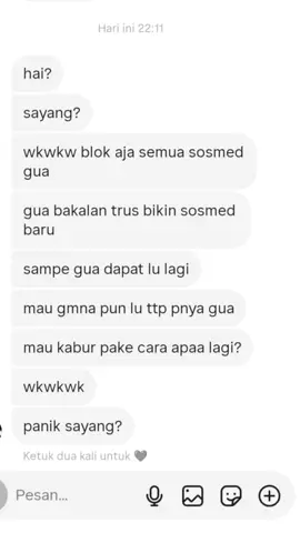 cara kabur dari cwo begini gmna sii🙂#obsessed #chat #obse #fyp #4u 