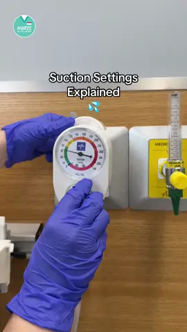 💦 Suction Settings Explained #nurseinthemaking #studentnurse #BSN #NCLEXprep #clincalsready