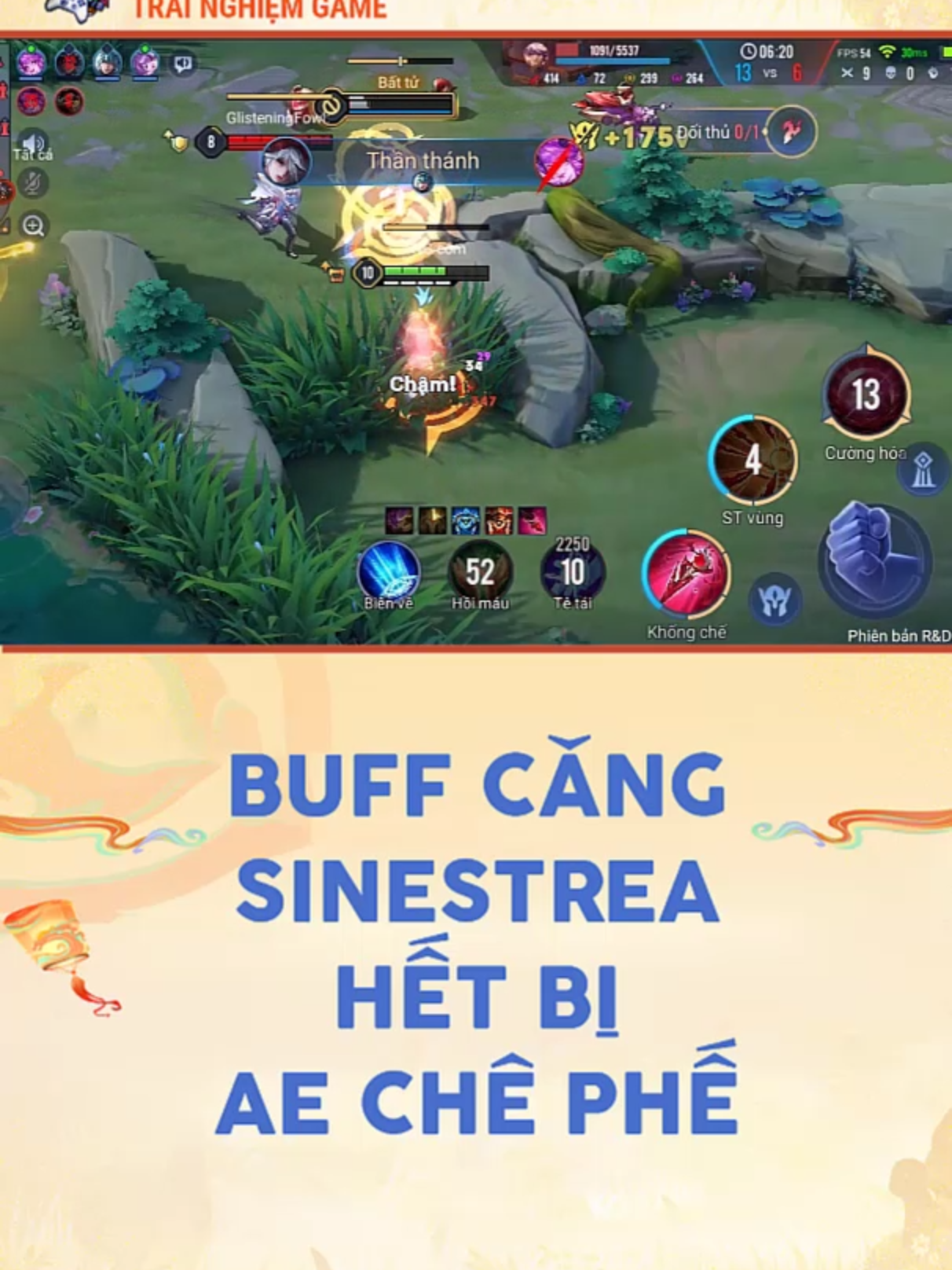 Sinestrea Buff Hết Phế – Timu Quay Xe Vì Game Thủ chê phế điên!  #lienquanmobile #trainghiemgame #GamingOnTikTok #longervideos #tng #sinestrea