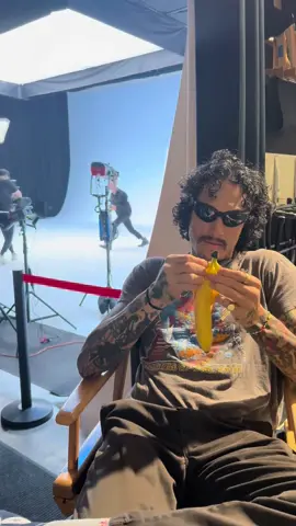 Funny was feeling extra funny on the SAVIOR set #hollywoodundead #savior #bts 