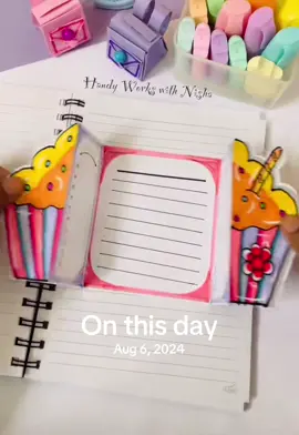 #handyworkswithnisha #LearnOnTikTok #TikTokArt #backtoschool #viral #oldisgold #mostview #notebookdecoration #notebook #schoolhacks 