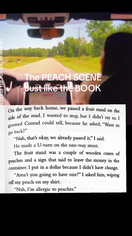 *spoiler* The peach scene in THE SUMMER I TURNED PRETTY. AS A GIRL WHO READ IT A 1000 times since the first year the book came out.. this is exactly like the book #thesummeriturnedpretty @the summer i turned pretty @Jenny Han @Prime Video 