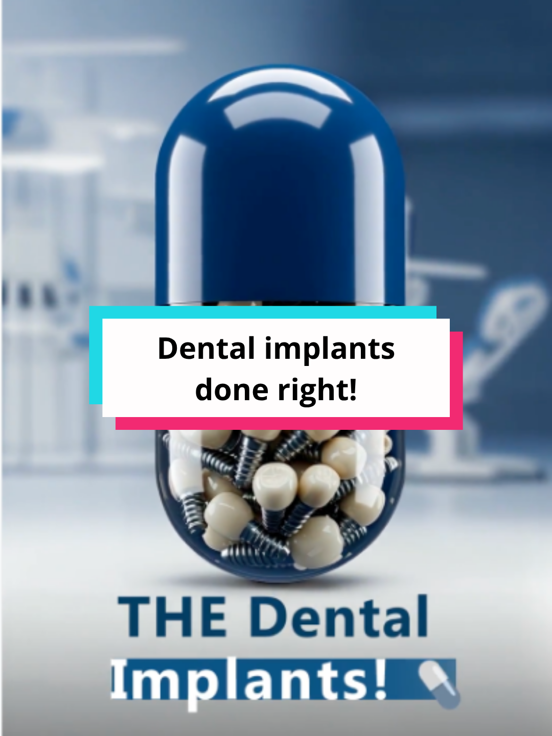 Dental implants done right! Just like a pill that heals, these tiny dental implants are the cure for those who’ve lost their teeth. 🦷💎 Watch as we showcase real cases of transformation, restoring smiles and confidence with the power of dental implants! #allonfour #smilemakeover #dentalplants #houstoncosmeticdentist #aestheticdentistry #allonxdentalimplants #dentistofinsta #houstondentist #sapphireimplants  #cosmeticdentistryhouston #dentistofinsta #houstondentist