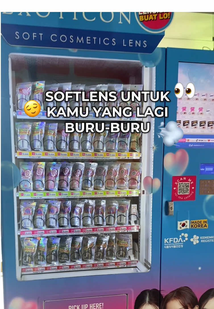 Exoticon sekarang udah ada vending machine loh di MRT Blok M✨ Pas banget kalo kamu lagi buru-buru, dan gak sempet beli softlens, kamu bisa beli softlens di MRT👀 📍Lokasi : MRT Blok M  #SiPalingBlokM #FreedomInSight #ExoticonSoftlens 