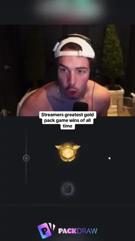 Streamers greatest gold pack game wins of all time #kickstreaming 