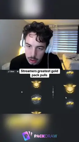 Streamers greatest gold pack pulls #kickstreaming 