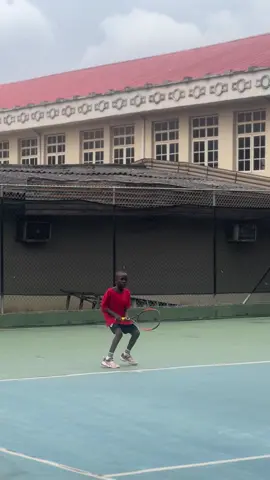 Godwin Afaramai, the Nigerian Di Minaur! Hustle! Hustle! Hustle! #fyp #tennis #viral #nigeriatennis #nigeriatennislive #tennistiktok 