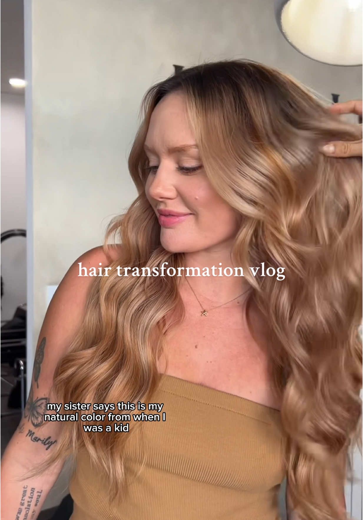 the kids are really confused about how my hair got so long by “sewing more hair into my head” 🫠  #hairtransformation #strawberryblonde #hairextensions #bleachblonde @Frame&Threadextensions @Dani | Hairstylist @Bio Ionic @Schwarzkopf Professional @ミルボン公式(milbon) @target 