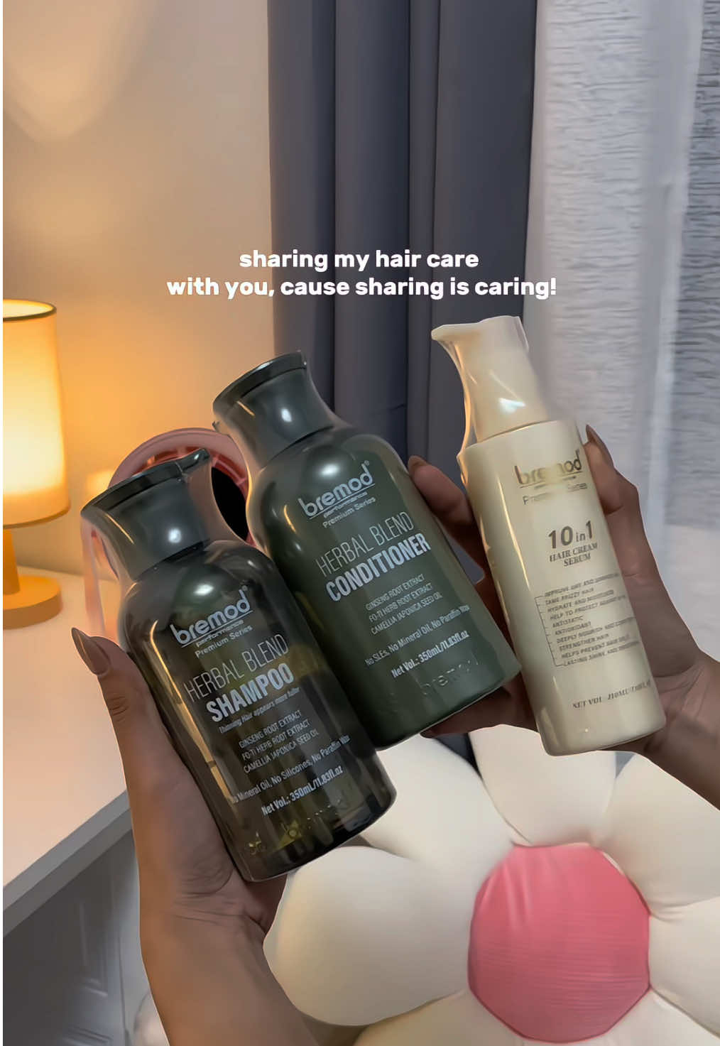Goodbye frizzy hair! 🫣 #bremod #hairconditioner #hairshampoo #hairserum 