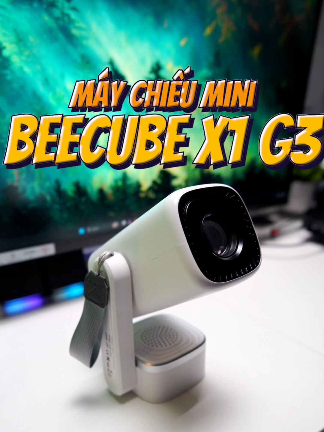 Đây chính là Beecube X1 Gen 3 - chiếc máy chiếu mini cực chất, giá thì khá dễ dàng tiếp cận từ nhà Beecube. Chỉ cần em nó thôi là bạn có ngay một rạp chiếu phim di động ngay tại nhà! #maychieumini #maychieu #beecube #beecubex1gen3 #reviewcongnghe #techreview #xuhuong #tiktok #huudureview