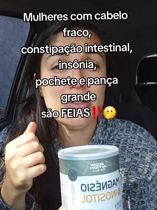 Mulheres com cabelo fraco, constipação intestinal, que não dormem bem, pochete e pança grande são FEIAS‼️🫢#magnesio #citratodemagnesio #beleza 