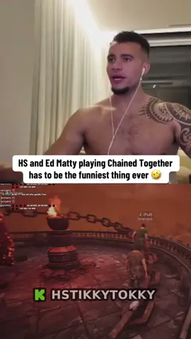 HS and Ed Matty playing Chained Together has to be the funniest thing ever 🤣 #hstikkytokky #fyp 