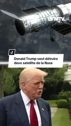 Donald Trump veut détruire deux satellites de la Nasa #nasa #satellite #trump2024 