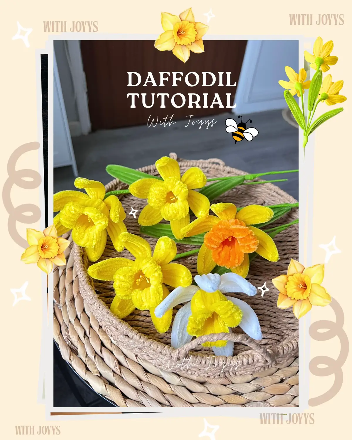 Get ready for Daffodils 💛 #pipecleaners  #daffodils  #pipecleanerflowers  #handmadeflowers #suffolk  #england  #uk 