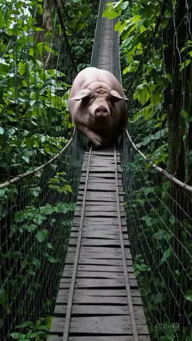Атака ХРЯКА на мосту  #ai #artificialintelligence #crazy #crazyy #pig #pigs #piggy #pigg #piggies #piggs #fyp #foru #forupage #future #будущее #aipig #нейросеть #нейросети #horor #bridge #funny #funnytiktok #xряк #geroy_ai 