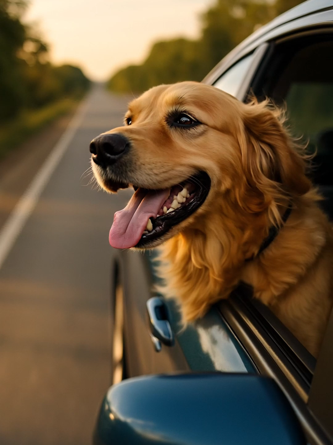 The Wind. The Joy. The Golden Retriever Life #goldenretriever
