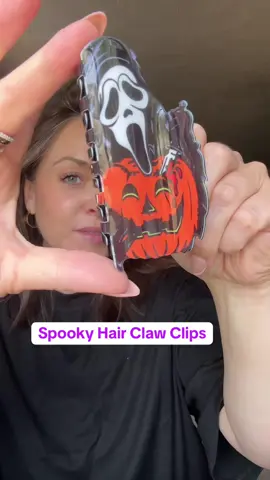 Halloween Horror movie spooky hair claw clips! #halloween #halloweenhair #clawclip #hairclip #hairclawclip #horrormovie #spooky #halloweenhairclip #spookyhairclip #hairaccessories #scream 