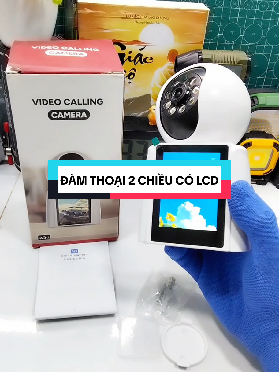 Camera Thông Minh Có LCD Lớn Đàm Thoại Từ Xa Chỉ Qua 1 Thao Tác Nút Bấm.Thích Hợp Cho Cô Bác Lớn Tuổi Hoặc Các Bé Nhỏ Ở Nhà Dễ Dàng Cài Đặt Và Thao Tác.Camera Rất Nét Luôn #xuhuongtiktok #giadungtienich #hien_reviewgiadung 