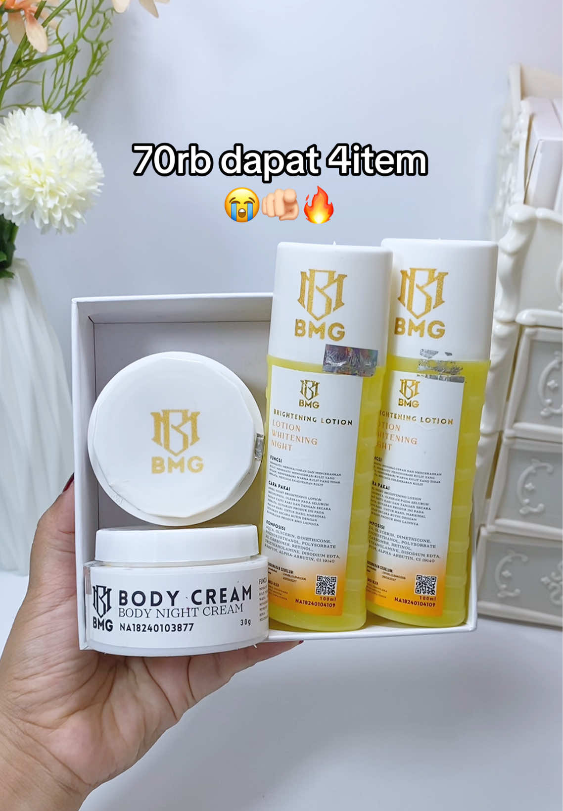 Gercepin lotion nampowl inii 🫶🏻 #bodycare #lotionpemutih #bmglotionpemutihbadan 