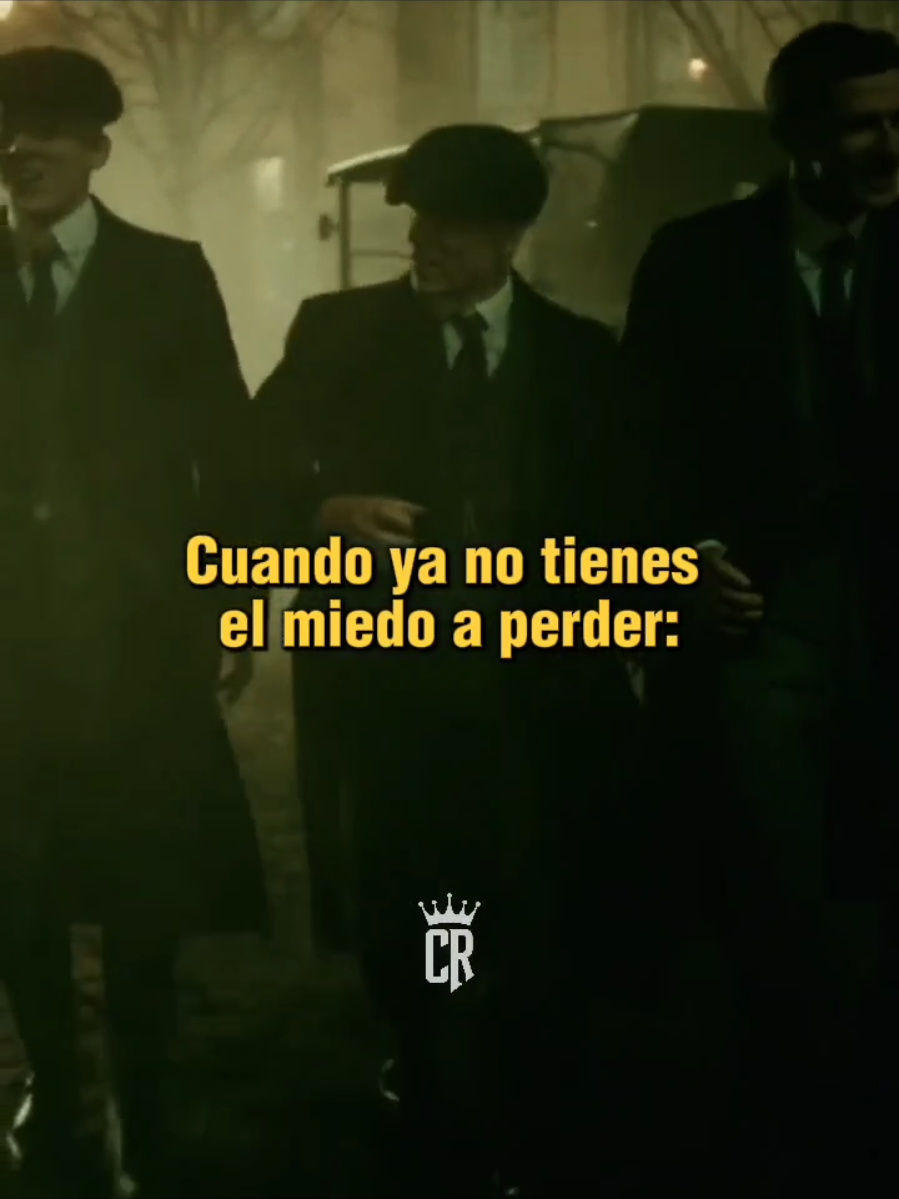 Cuando ya no tienes miedo a perder... #frasesmotivadoras #tomasshelby #fyp #parati #foryou #peakyblinders #cillianmurphy #reflexion #consejos #motivation #caballeroreal #inspiration #solitarios 