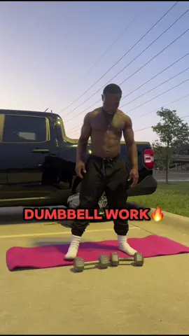 Dumbbell Workout ( Full Body ) Great Efficient Workout Routine For Any Time Of The Day Let's Keep Working!! Workout:  • 4 Sets • 1 Minute Each  • Rest 45 Seconds ( Save & Try ) Like / Comment / Share !! #workout #reels #ﬁtness #fitnessmotivation #motivation #dumbbellworkout     