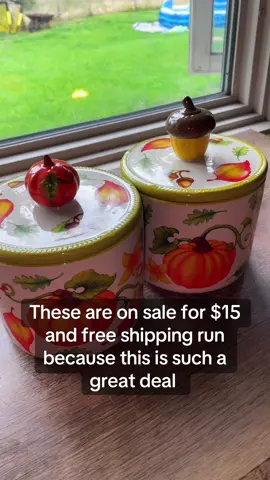 I love these jars  #fall #jars #cookiejars