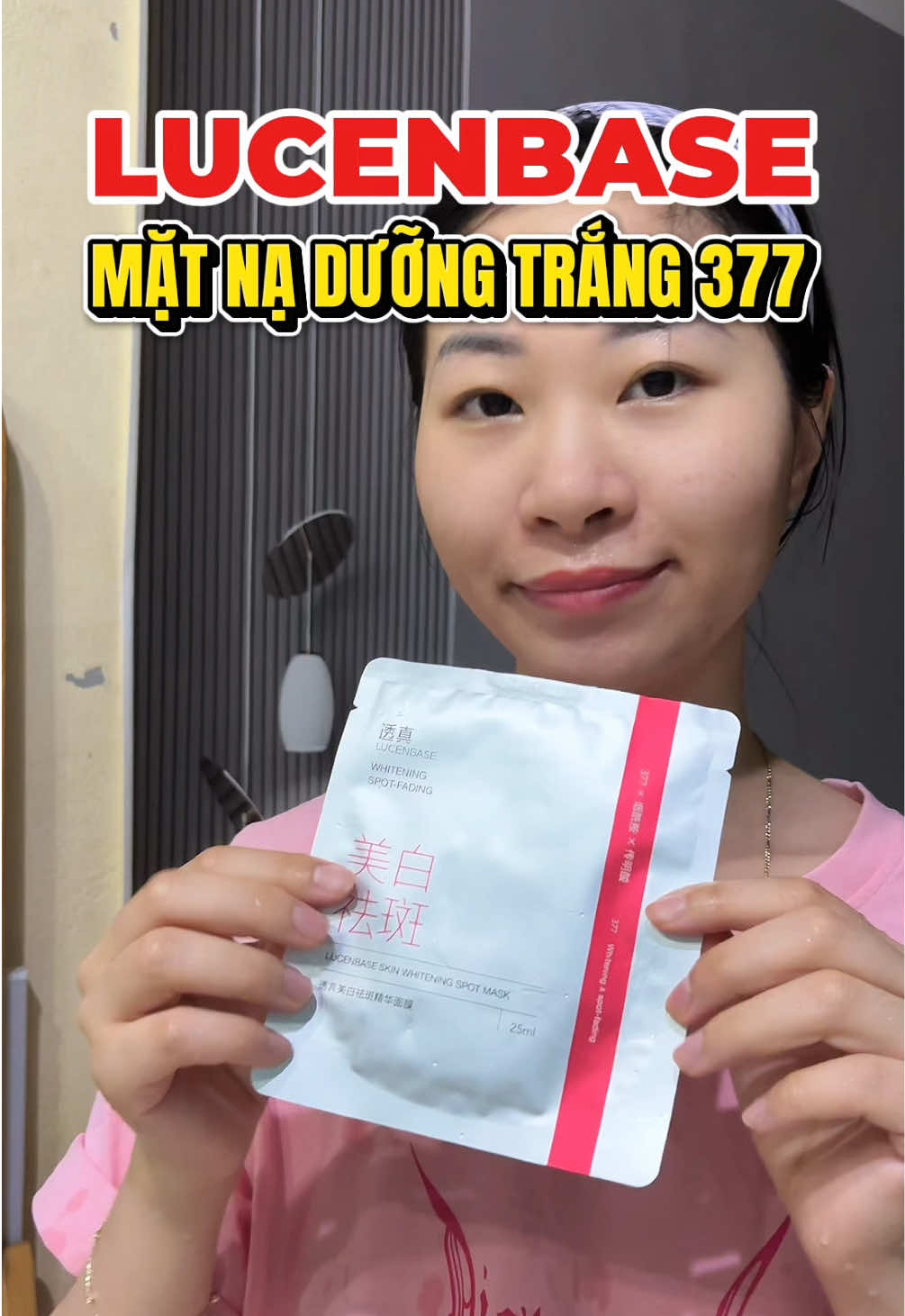 Lucenbase- mặt nạ dưỡng trắng 377 hỗ trợ hạn chế tăng sắc tố Melanin, đồng đều màu da, dưỡng sáng, dưỡng trắng da căng bóng mịn màng.Mọi người trải nghiệm nhé #matnagiay #matnalucenbase #lucenbase #lucenbase377 #matnaduongtrangda 
