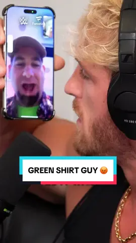 LOGAN PAUL’S BEEF WITH WWE’S GREEN SHIRT GUY 😡👊 #loganpaul #WWE #tiffanystratton #impaulsive @Logan Paul @heybigmike @Tiffany Stratton @WWE 